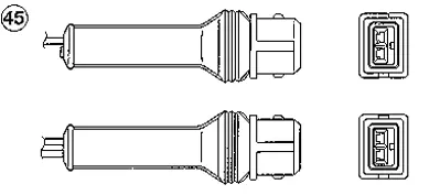 NGK 0280 Oksıjen Sensoru 1628A4