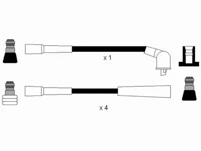 NGK 0701 Bujı Kablo Seti 