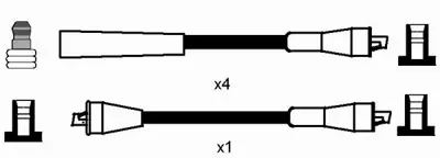 NGK 0722 Bujı Kablo Seti 