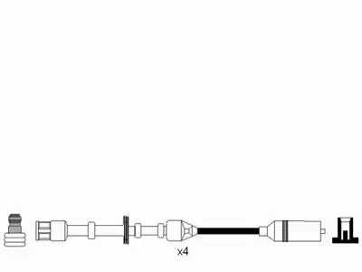 NGK 0967 Bujı Kablosu 6A905409G