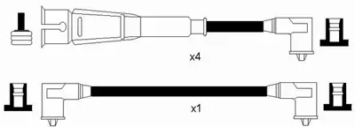 NGK 2583 Ateşleme Kablosu Seti 