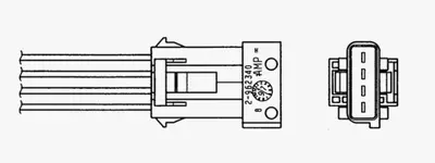 NGK 7979 Lambda (Oksıjen) Sensoru P407 C5 (Iı Iıı) C4 Pıcasso Ew7a (1,8 8v) P307 P407 P308 Expert Iıı Jumpy I 16287R