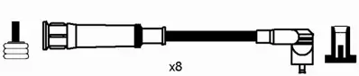 NGK 8620 Bujı Kablosu Seti 60566483
