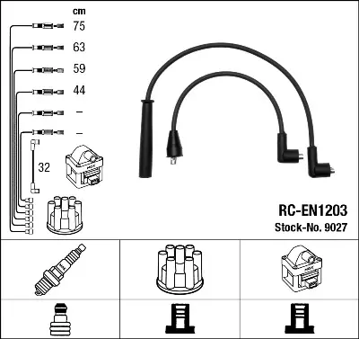 NGK 9027 Rc-En1203 Ateşleme Kablosu 2245074Y26