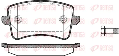 SWB 698450015 Fren Balatası Arka A4 08>  Q5 09> A5 08> Arka 8K0698451E