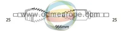 ODM-MULTIPARTS FI 8 8514 Aks Sağ 1.3 Mjtd 1.4 16v 2011- Mt A:25 C:966 B:25 