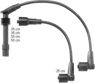 ZETEX ZX3055 Buji Kablo Vectra A ( Pipo Tip Lastik ) 