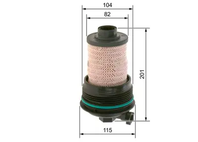 PHAFF DF728 Yakıt Filtresi Mazot Transıt V362 V363 17 2.0 Ecoblue 2005485 2005767 2313553 2313935 2317685 2319885 2358930 GK219155AC GK219155AD GK219155AE