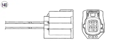 NGK 94192 Lamda Sensoru Mazda Iıı 1,4 / 1,6 03>09 Oza668 Ee27 Z60118861B
