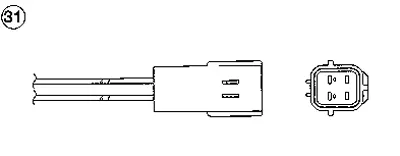 NGK 96464 Oza702-Ee1 Oksijen Sensörü K80218861C