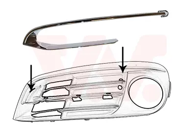 BMW 51117331769 Tampon Izgarası Ön Kaplama : L ( Luxury ) 51117331769