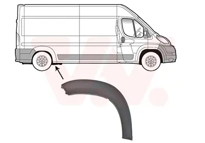 BSG 25-922-028 Arka Çamurluk Ay Kuşağı 735422800