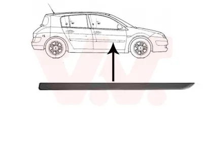 BSG 75-924-015 Kapı Bandı Ön Sağ 7701477637