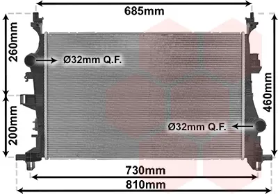 KALE 362670 Su Radyatörü 52009105