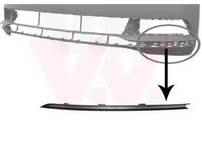VW 3G08543219B9 Tampon Çıtası Ön Sol 3G08543219B9