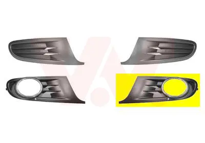 VW 5K0853101B2ZZ Sıs Far Çerçeve Krom Halka Sol 5K0853101B2ZZ