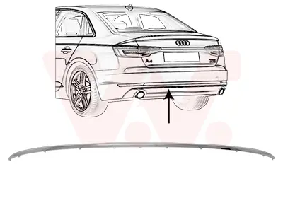 VW 8W0853551A2ZZ Tampon Çıtası 8W0853551A2ZZ