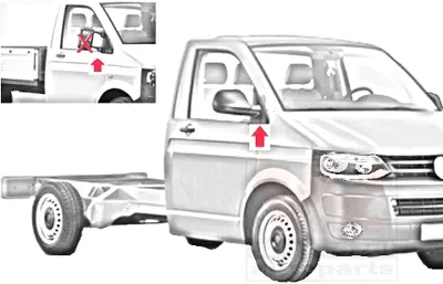 ART MC006.6481 Ayna Kapak + Çerçeve Sağ Mc0066481 Vw T5 Caddy 03-> 7E1858554B9B 7E1858554 7E18585549B9 7E1857528LGRU 7E1857522AP 7E1857508EB9B9 7E1857528L 7E1857528GRU 7E1857528GGRU 7E1857528G