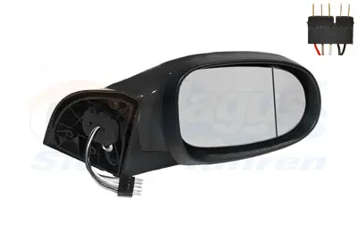 ART M009.9077 Dıs Dıkız Aynası Sağ (Elektrıklı, Isıtmalı, Astarlı, Asferık) A-Class W168 97>04 A1688100276 1688100276 B66818420 1688100260 A1688101476 16881002761688100276 1688100276279818 1688100279 A1688100279 16881102609971