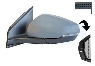 ART MG027.7510 Dıs Dıkız Ayna Camı Isıtmalı Asferık Mavı Cam Sol Bmw E60 E63 E64 03>10 2G0857521B 2G0857537A9B9 2G0949101 2G0857537 2G1857507E 2G1857507E9B9 2G0857537A 2G1857507F 2G1857507A9B9 2G1857507N9B9