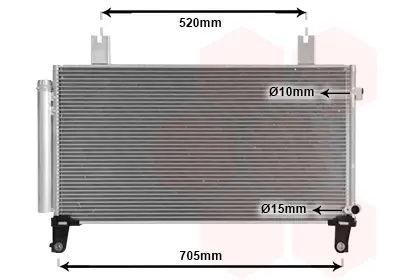 KALE 382545 Klima Radyatoru Honda Cıvıc Benzınlı 2016-> 80100TBAA01 80100TMAH01