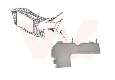 GKL 292411 On Tampon Braketı Sol A4 05>09 8E0807283E 8E0807284E 8E0807203B