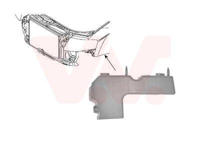 GKL 292412 On Tampon Braketı Sağ A4 05>09 8E0807284E 8E0807283E 8E0807204B