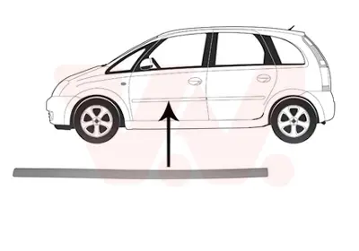 ROOT 111419 On Kapı Cıtası Sol (Astarlı) Merıva 03> 13113510 5171183