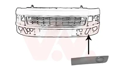 ROOT 121173 Tampon Sıs Kapağı Sol (Sıssız) Boyanır Tıp Transporter T6 10> 7E5807489 7E5807489GRU