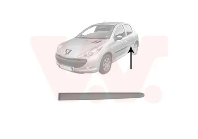 ROOT 131007 Arka Kapı Cıtası Sol P206 98> (Boyanır) 8546K9
