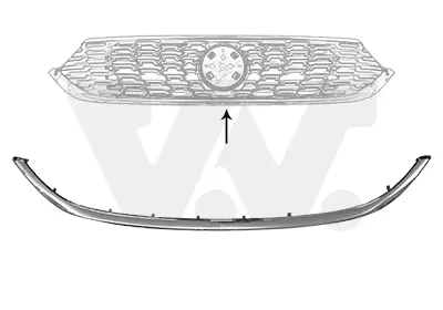 TRITON TFS0305 Panjur Alt Cıtası Krom Egea 15> 735637924
