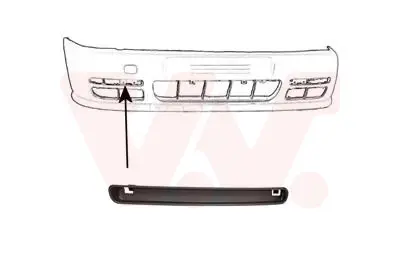 PLASTECH 12109 Tampon Kose Bandı Cıtası Sağ Polo 95>00 6N0853666A01C 6N0853666A 6N0853665A 6NO853665A 6NO853666A