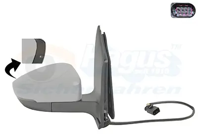 GKL 291568 Ayna Kapağı R Polo 10-15 6R0857538B 6R0857538BGRU 6R1857508J9B9 6R1857508L 6R1857508L9B9 6R1857508P9B9 6C18575089B9 6R1857508M9B9 6R0857522F 6R1857508D