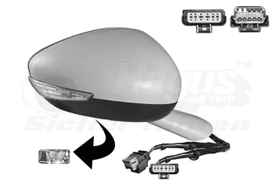 VIEWMAX 6208EBCSR Dıs Dıkız Aynası Sağ 8154SL