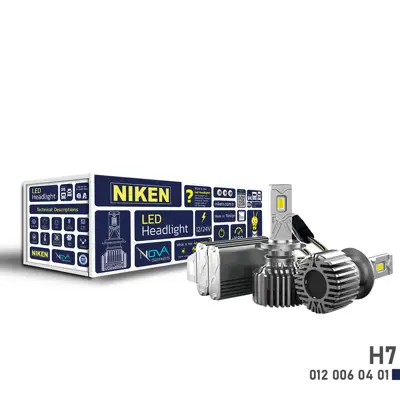 NIKEN 012 006 04 01 Led Xenon Nova Serısı  H7 (90w)
