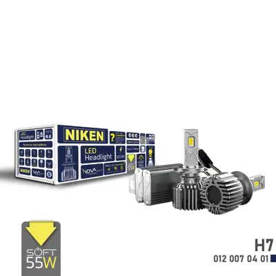 NIKEN 012 007 04 01 Led Xenon Nova Soft Serısı H7 (55w)