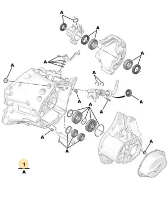 PSA 2299.37 şanzıman Conta Tk 2299.37