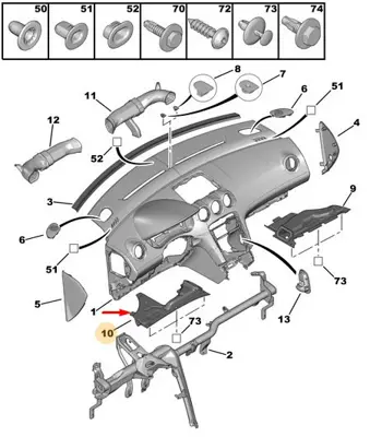 PSA 7483.H9 Torpido Alt İzolatör 7483.H9