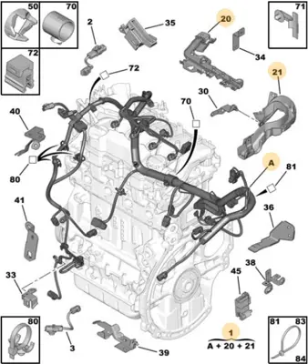 PSA 6585.02 Motor Kabl Deme 6585.02
