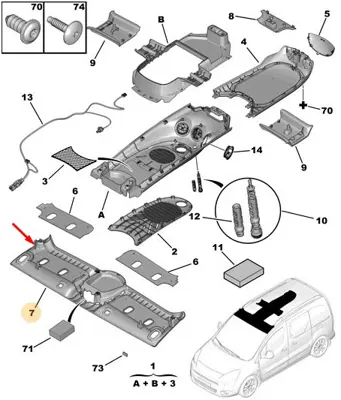 PSA 8301.AW Tavan Kaplama Ön Bakalit 8301.AW