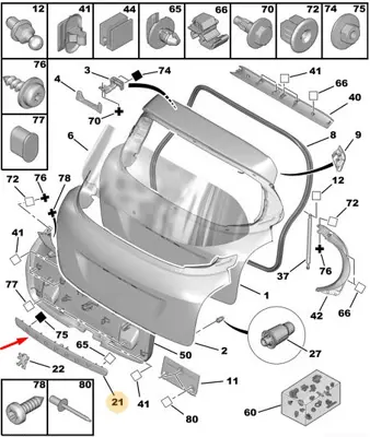 PSA 8742.T5 Po Plaka Çıtası 8742.T5