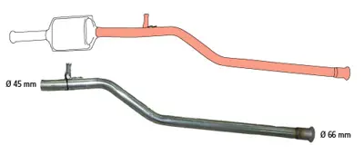 PSA 1717.RX Egz Ara Borusu  1731Y1