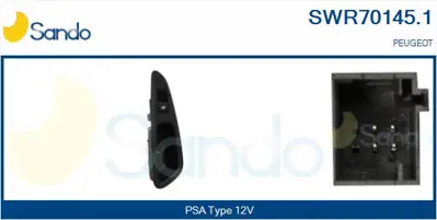 PSA 6490.31 Sol Arka Cam Düğmesi  649031