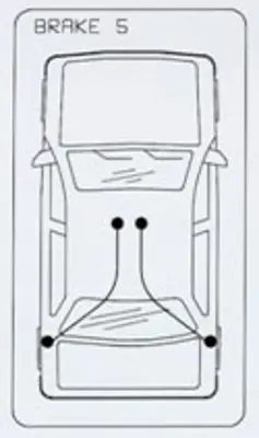 PSA 4745.P5 Fren Kablosu  9633826680