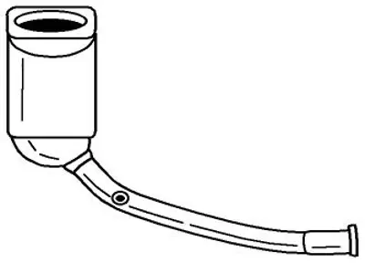 PSA 1731.KT Katalizör  1731KT