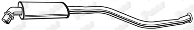 PSA 1717.A4 Exhaust Pıpe  96134337