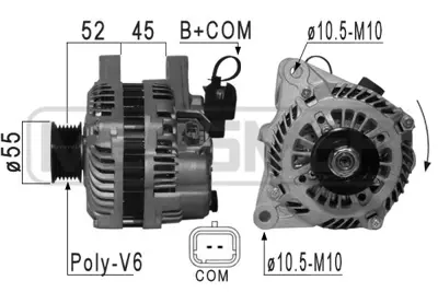 PSA 5705.CF Ne Alternatör  9649846880 A5TG1392B