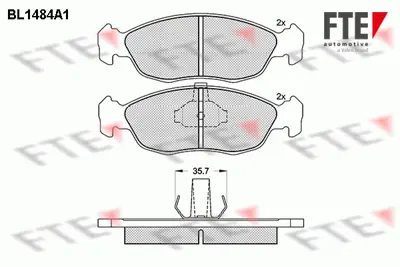PSA 4253.06 4 Brake Pads/F  425306 425482