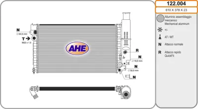 PSA 1300.N6 Radyatör Klımalı  1300X5