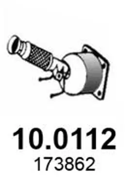 PSA 1738.62 Katalizör  173862